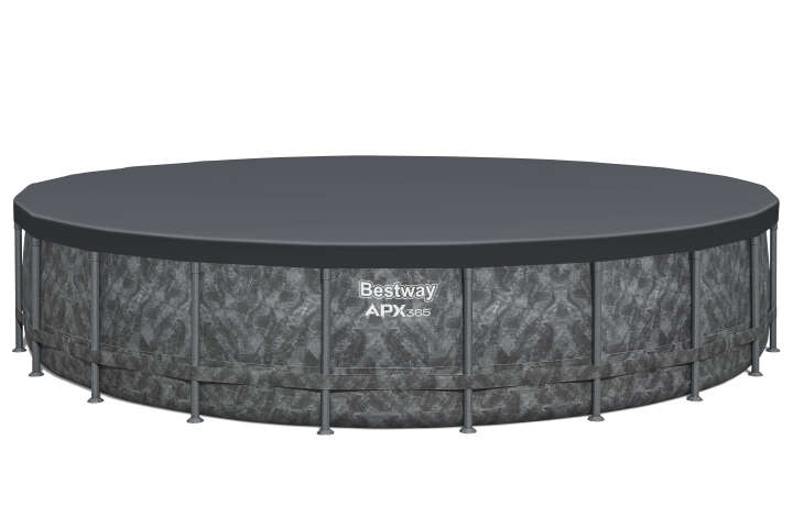 Bestway Winterfestes Frame Pool Komplett-Set APX365™ mit Sandfilteranlage rund